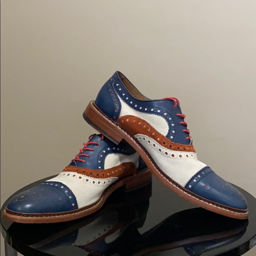 Cap toe dress shoes